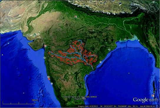 Godavari River In India Map Godavari River: Geomorphology And Socio-Economic Characteristics |  Springerlink