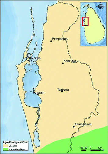 Pomparippu In Sri Lanka Map The New Water: Opportunities And Challenges Of The Rise To Prominence Of  Groundwater In Sri Lanka In The Face Of Socioeconomic And Climatic Change |  Springerlink