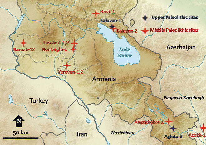 Map of Armenia with collecting sites (Map provided by Philippe