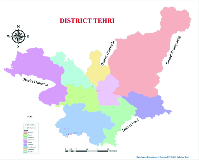 Tehri Garhwal District Map A Review Of Lake City Tehri As Smart City Tehri | Springerlink