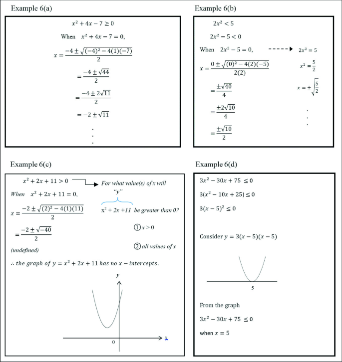 Sequencing Of Practice Examples For Mathematical Reasoning A Case Of A Singapore Secondary School Teacher S Practice Springerlink