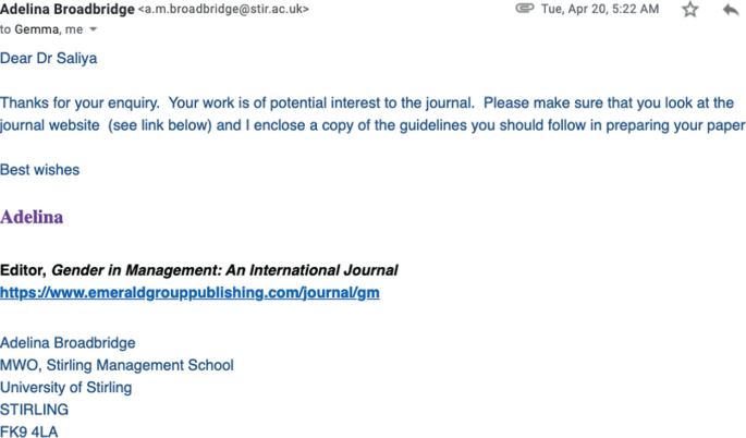 Cover Letters | SpringerLink