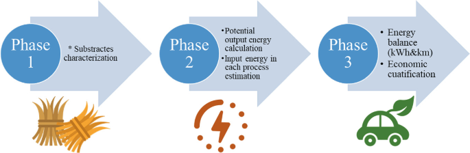 A diagrammatic representation of the methods for the proposed study case. It symbolizes the three phases.