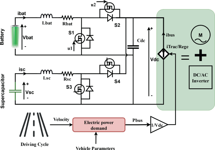 supercapacitor battery circuit
