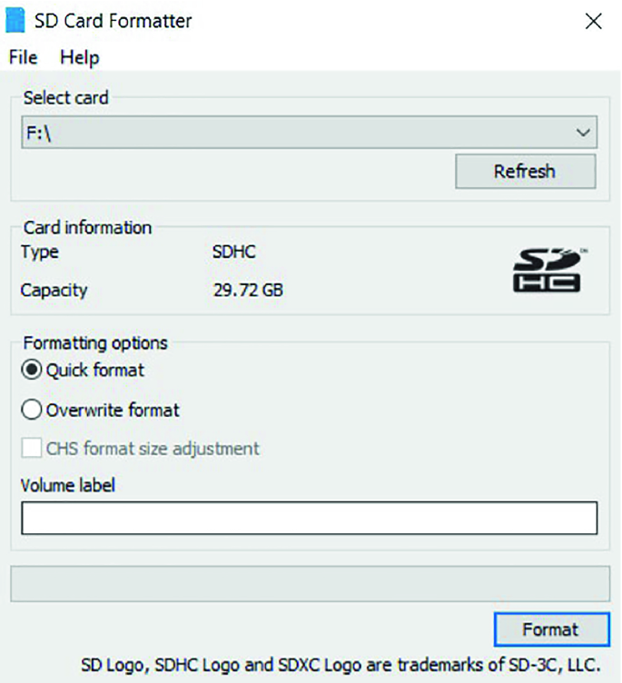 4GB Card with NOOBS Lite 1.4