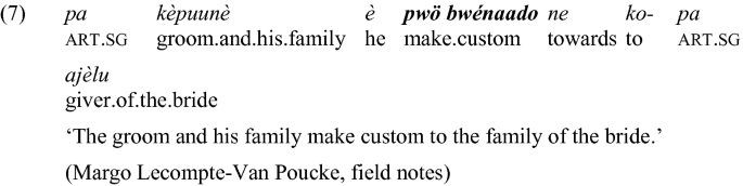 Bwenaado An Ethnolexicological Study Of A Culturally Salient Word In Cemuhi New Caledonia Springerlink