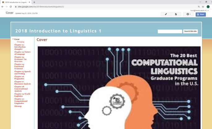 Blending a Linguistics Course for Enhanced Student Learning 