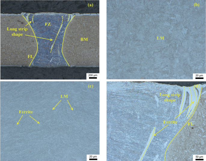 Study on the Microstructure and Mechanical Performance of Laser Welded ...