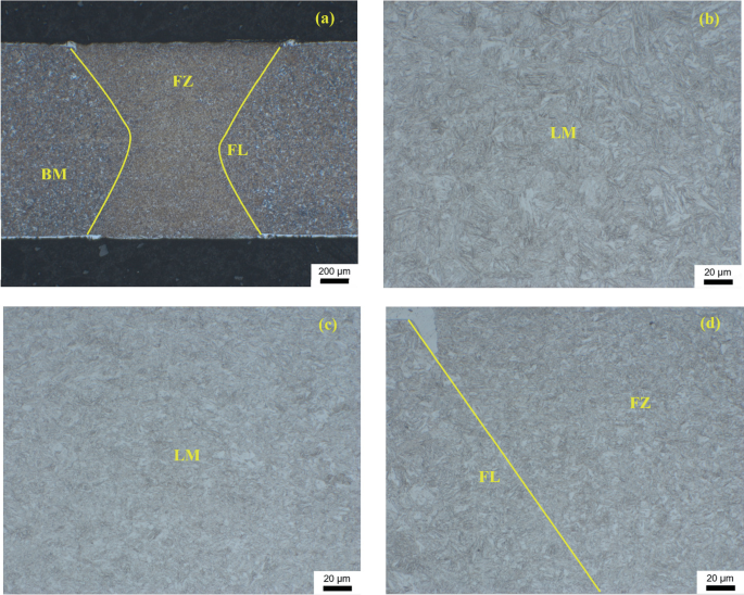 Study on the Microstructure and Mechanical Performance of Laser Welded ...