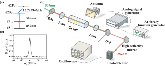 Rydberg Atom-Based Receiver with Four-Level System for the Direct ...