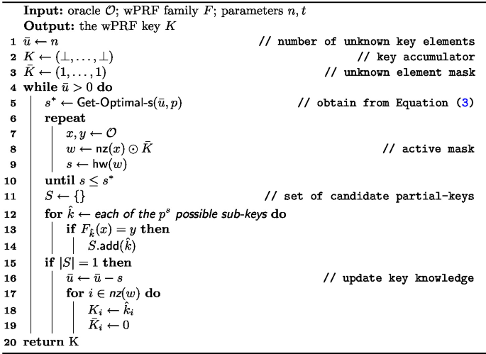 General Key Recovery Attack on Pointwise-Keyed Functions | Springer ...