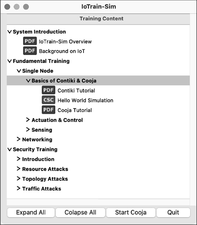Contiki User Interface IoT Security Training | Springer Nature Link