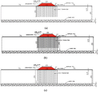 Analysis of Embankment Supported Over Variable Length Pile to Improve ...