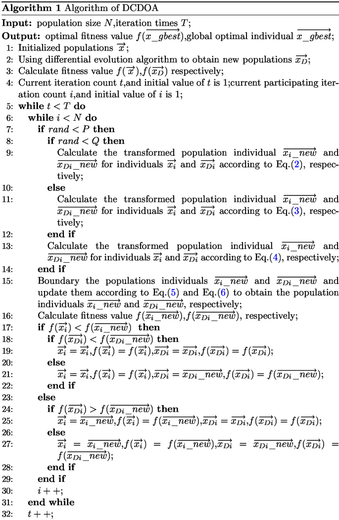 Enhanced Dingo Optimization Algorithm Based on Differential Evolution ...