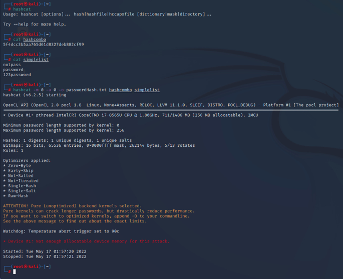 Password Hacking Analysis of Kali Linux Applications | SpringerLink