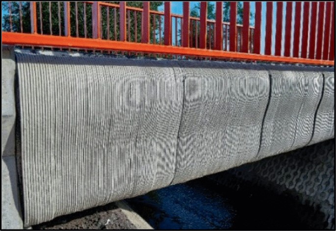 A photograph of a bicycle bridge in Gemert.