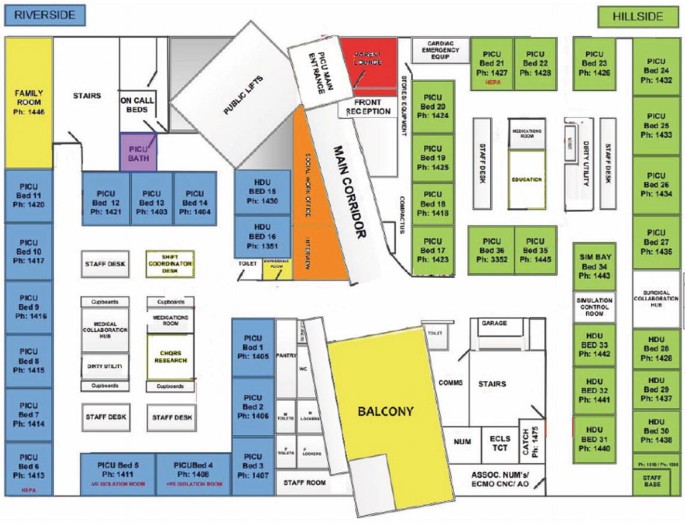 An illustration depicts the layout of the structure with sections marked for each room and their respective corridors and hallways.