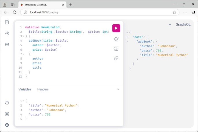 Keywords:
GraphQL code on screen - GraphQL with Django | SpringerLink