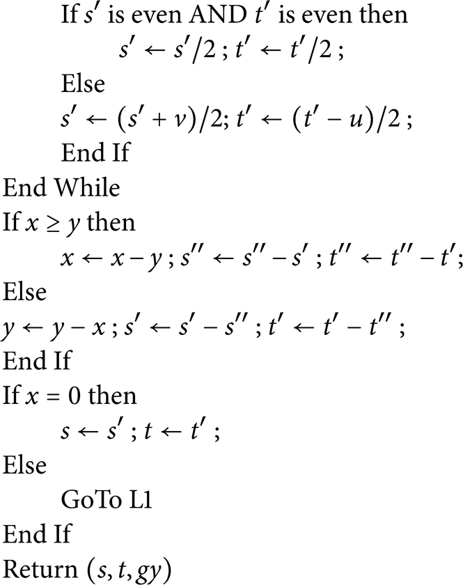 Binary Euclidean Algorithm | SpringerLink