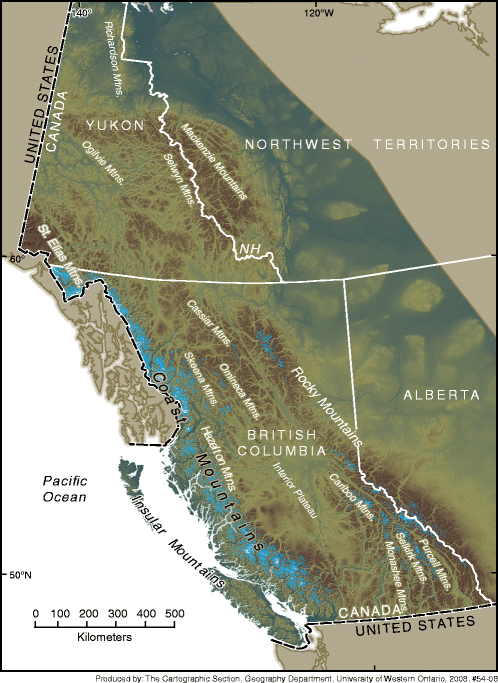 Canada Rocky Mountains Map Canadian Rockies And Coast Mountains Of Canada | Springerlink