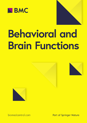 Behavioral and Brain Functions cover © Behavioral and Brain Functions cover