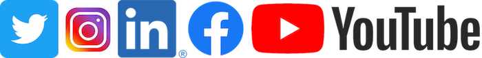 Various social media icons
