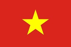 Flag of Vietnam from wikimedia commons © Flag of Vietnam from wikimedia commons