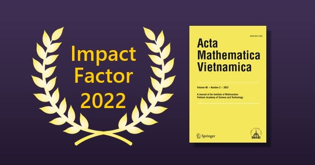 Acta Mathematica Vietnamica Good News Acta Mathematica Vietnamica 
