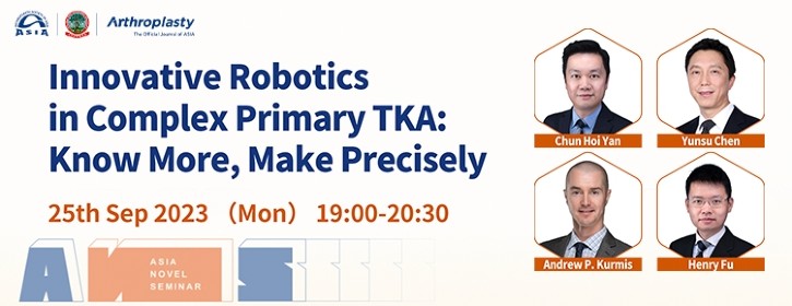 Innovative Robotics in Complex Primary TKA: Know More, Make Precisely