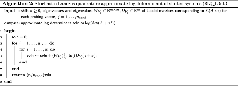 Stochastic Lanczos Estimation Of Genomic Variance Components For Linear Mixed Effects Models Bmc Bioinformatics Full Text