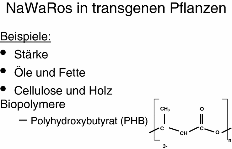 Transgene Pflanzen In Der Landwirtschaft Springerlink