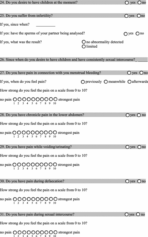 A structured questionnaire improves preoperative assessment of
