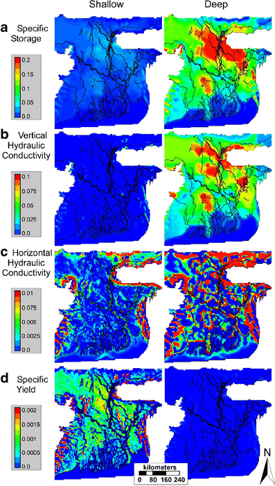 Estimation Of Regional Scale Groundwater Flow Properties In The