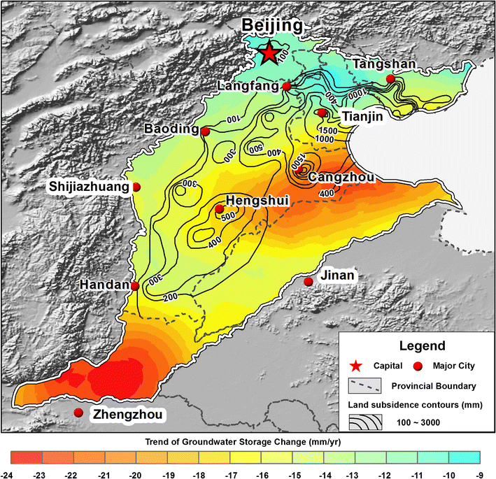 Long Term Groundwater Storage Changes And Land Subsidence - 