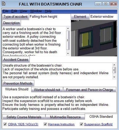 Interactive Safety Education Using Building Anatomy