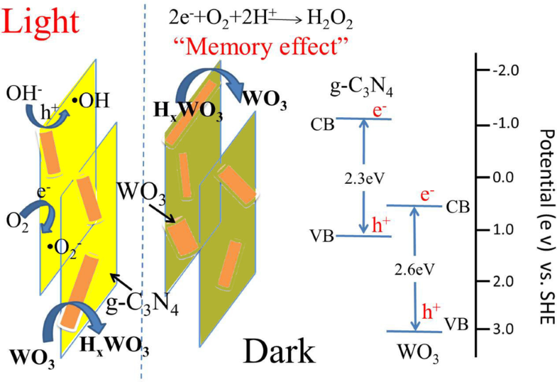 Establishing Wo3 G C3n4 Composite For Memory Photocatalytic Activity And Enhancement In Photocatalytic Degradation Catalysis Letters X Mol