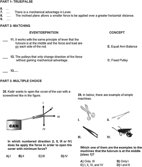 Effects Of Toy Crane Design Based Learning On Simple Machines Open Image In New Window