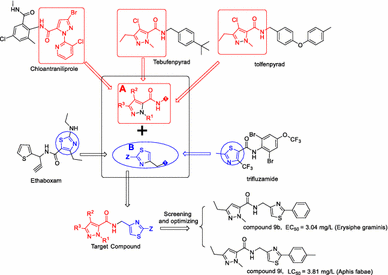 carboxamide 1h insecticidal fungicidal biological synthesis evaluation pyrazole agents potential derivatives
