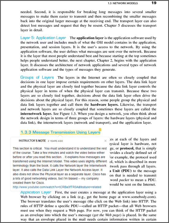effects of e textbook instructor annotations on learner performance