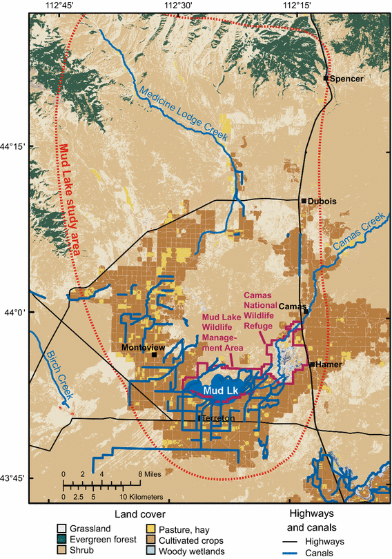 Geochemical evolution of groundwater in the Mud Lake area, Eastern