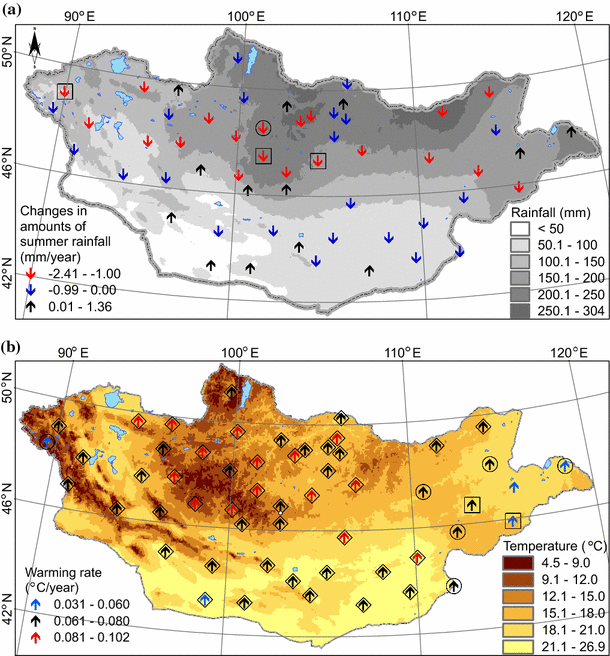 Changes In Event Number And Duration Of Rain Types Over