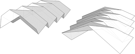 Folded Plate Structures Made Of Glass Laminates A Proposal For The Structural Assessment Folding Phlet Template
