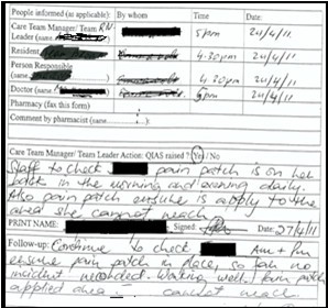 medication incident reporting in residential aged care medication error incident report form