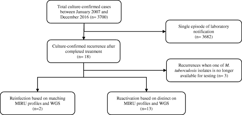 Recurrence of tuberculosis in a low-incidence setting: a retrospective