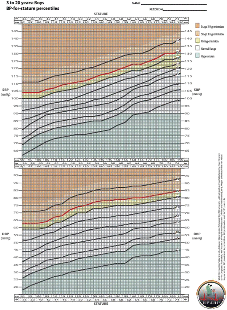 Blood Pressure For Teenage Girl Chart