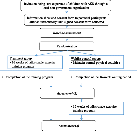 Study Protocol A Randomized Controlled Trial Study On The Effect Of A Game Based Exercise Training Program On Promoting Physical Fitness And Mental Health In Children With Autism Spectrum Disorder Springerlink
