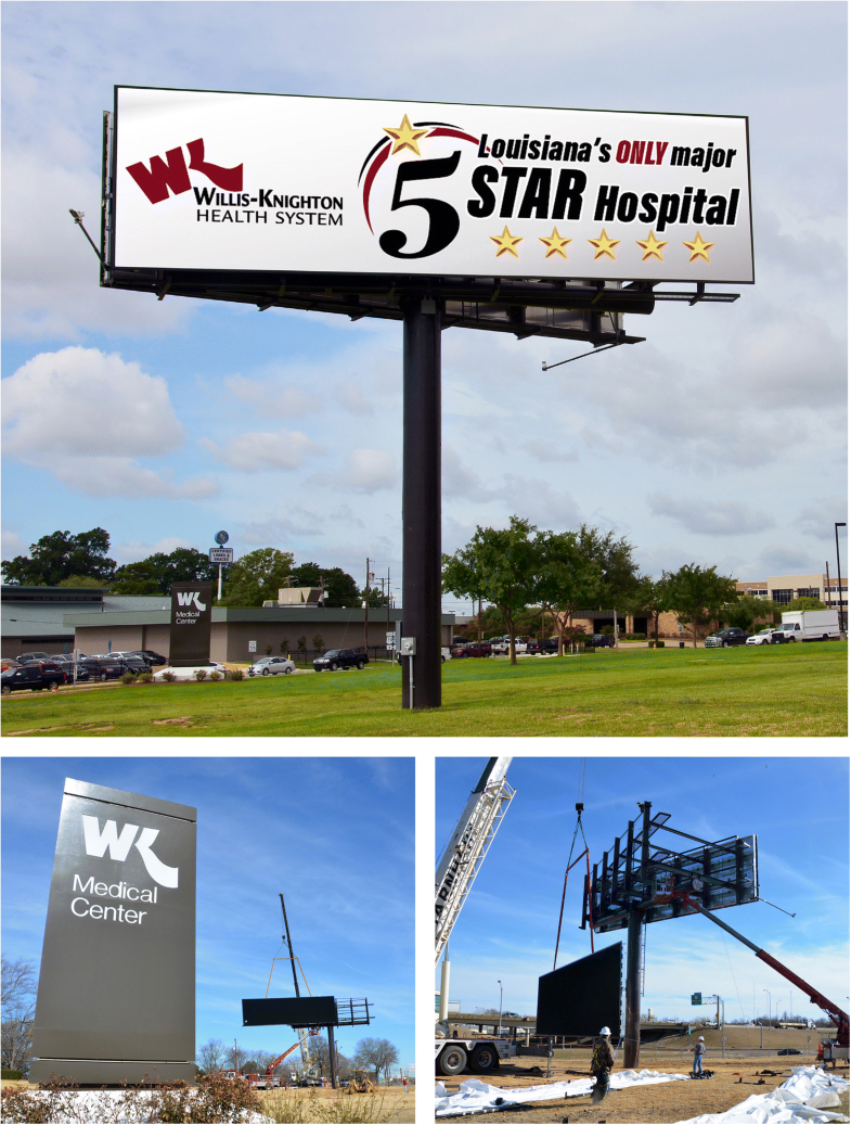 Healthcare establishments as owneroperators of digital billboards