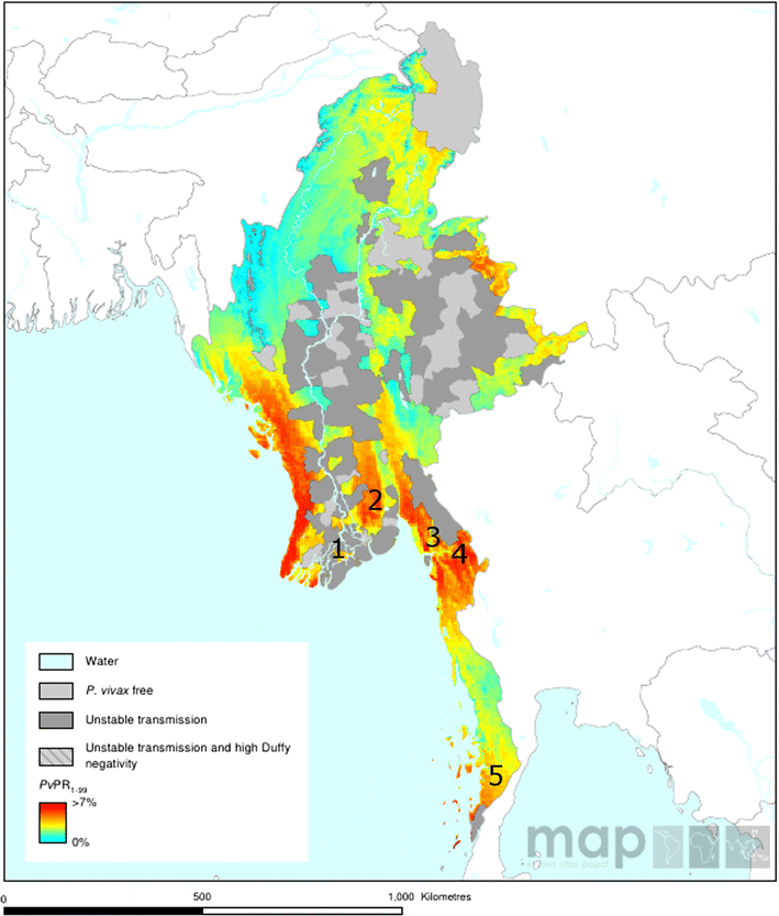 Chloroquine Efficacy For Plasmodium Vivax In Myanmar In