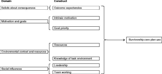 Potential Determinants Of Health Care Professionals Use Of Survivorship Care Plans A Qualitative Study Using The Theoretical Domains Framework Springerlink