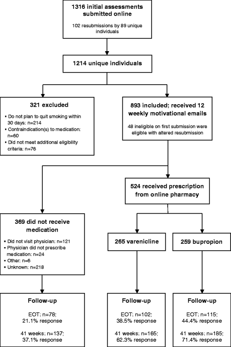 Smoking Cessation Medication Prescribing Chart